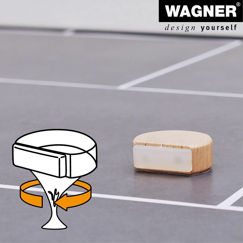 Door Stop Wooden Beech / B42xH17mm "(real)