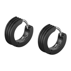 Lotus Style Men's Earrings LS2154-4/2 Steel Earrings, Silver, Pearl