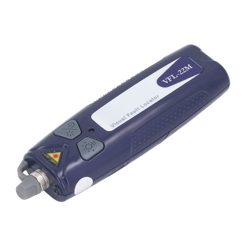 Visual Fault Locator 30km Rechargeable Portable Fiber Optic Source Tester