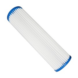 Cartucho Solo Repuesto Genérico Estandar Compatible con Filtro Rotoplas paso 1 Plisado Agua Mas Limpia *Sin O-ring* (10 micras)