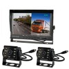 9" 4Pin IPS HD SD DVR Recording 2CH Split Car
