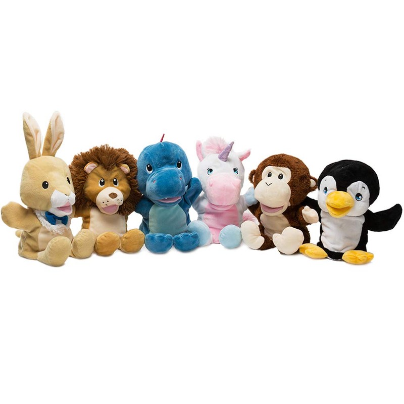 HollyHOME - Marioneta de Peluche, diseño de Animales, Marrón, 33