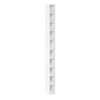 Furinno Fulda 10-Tier Space Saving Storage Shelf Bookcase, 6-Inch Width,