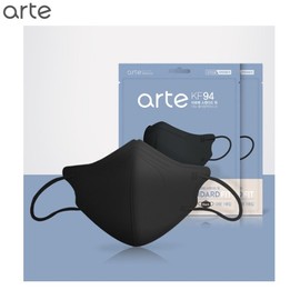 ARTE 3D Mask KF94 100ea, Color:Black