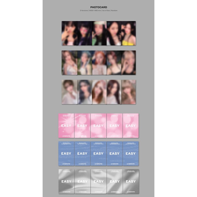 LE SSERAFIM 3rd Mini Album 'EASY'（韓国盤）