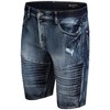 Southpole Mens Jean Shorts - Casual Stretch Jorts with Regular