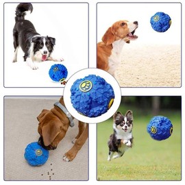 2 Pcs-Spiky Dog Ball | Dog Treat Dispensing Ball, Dog Balls for Aggressive Chewers, Giggle Ball for Dogs, Giggle Dog Ball, Spiky Ball Toy, Balls for Cat