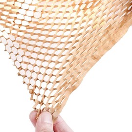 SZSYumUnion Honeycomb Packing Paper Roll - Eco-Friendly Alternative to Bubble Wrap for Moving House, Packing Peanuts, Shipping Breakables - Packaging Paper Roll