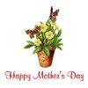 CafePress Happy Mother's Day (Planter) Rectangle Magnet (100 Rectangle Magnet