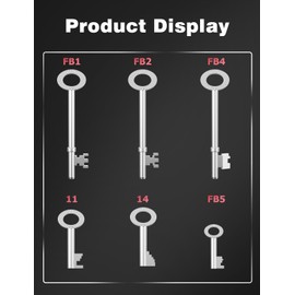 FB Keys Set 6pcs, Mellbree Fire Brigade Keys FB, FB1, FB2, FB4, FB11, FB14