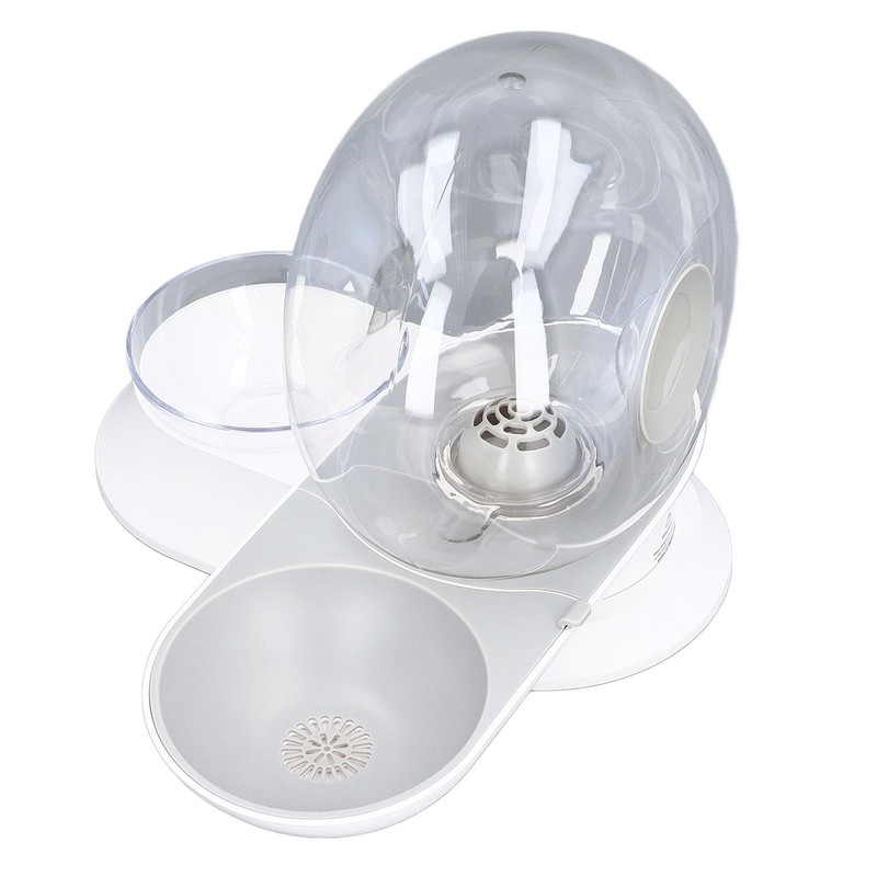 Pet Water Dispenser Food Feeder Cat Automatic Drinking Snail Shape