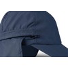 normani Savannah Summer Cap with Roll-Up Neck Protection, navy