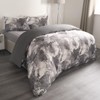 OHS Double Duvet Set, Reversible Marble Bedding Super Soft Double