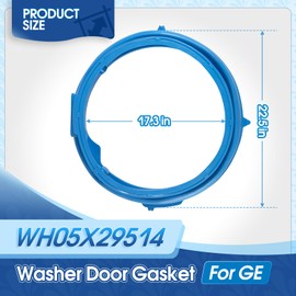 OEM WH05X29514 Washer Door Diaphragm, Washer Door Boot Seal For GE Washer Replaces AP6983547 PS12743601 EAP12743601