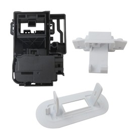 INGQI Upgraded WH01X27954 Washer Lid Lock Switch, WH02X24399 Washer Lid Lock Striker and WH01X24381 Washer Lid Lock Bezel Replacement for GE Hotpoint Top Load Washer GTW490ACJ5WS GTW490ACJ5WW