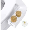 BIDETbidet Left/Right Reversible FRESH WATER DELUXE (NEW Off White Color)