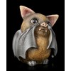 Three Wise Bat Figures - See Nothing, Hear Nothing, See