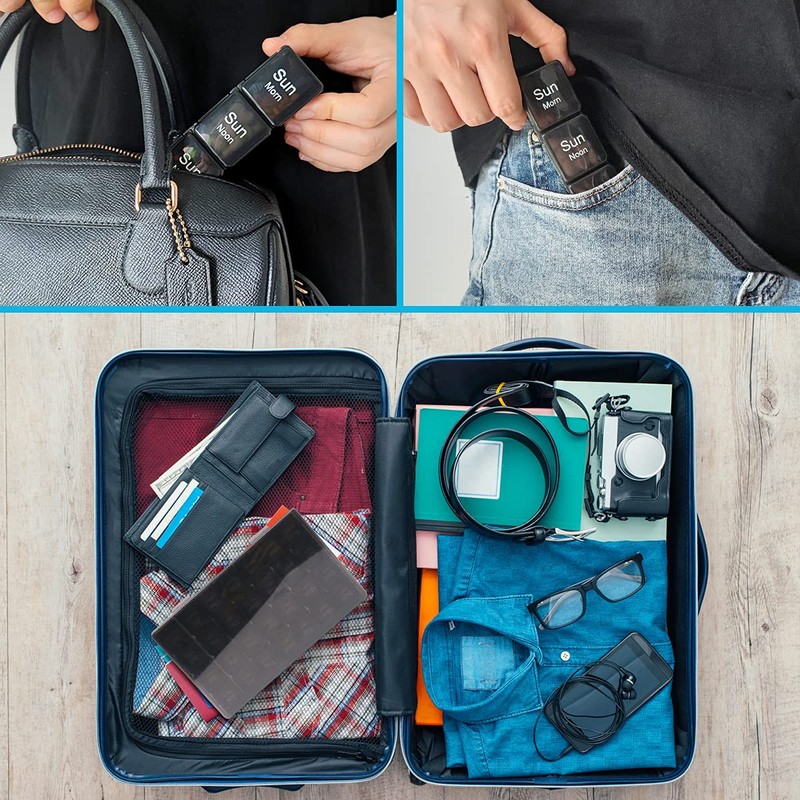 Extra Large Pill Box Organiser - BiaoGan XL 7 Day