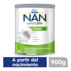 Nan fórmula en polvo nestlé expert pro en lata de 900g de 0 a 12 meses