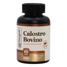 Calostro Bovino Momosie, Suplemento de Inmunoglobulinas para Hombre y Mujer, 60 Cápsulas