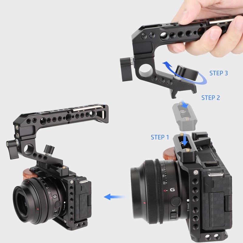 LEFTFOTO Nato Rail with 7mm NATO Rail for DLSR Camera
