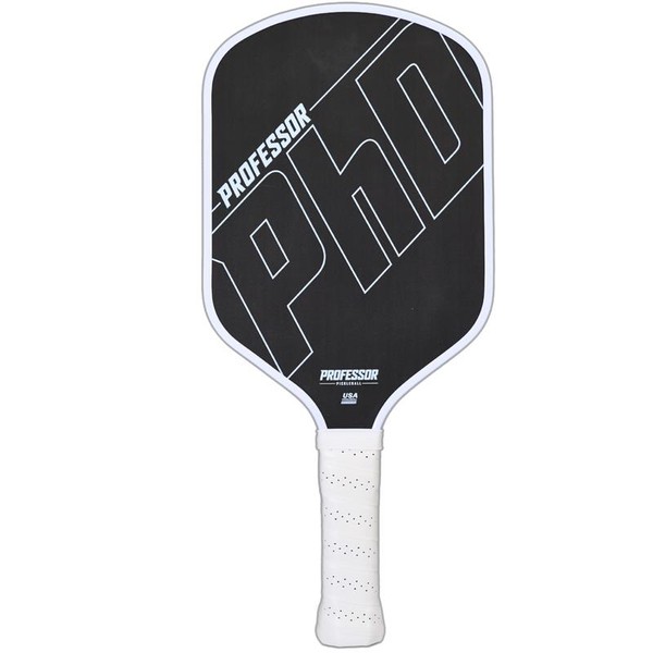 Professor PhD Raw Carbon Fiber Pickleball Paddle - 16MM -