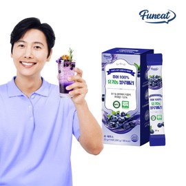 Pure 100% Premium NFC Organic Blueberry Sticks Blueberry Juice 1 Box / 45 Blueberries per Box USA Highbush Blueberries / 퓨어 100% 프리미엄 NFC 유기농 블루베리 스틱 블루베리즙 1박스  1박스당 45알 미국산 하이부시 블루베리