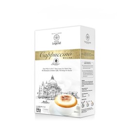 1 Pack - Instant Coffee Cappuccino Mocha Flavor - Cappuccino Hoa Tan Huong Vi Mocha - 12 Bags per Box - Product of Vietnam
