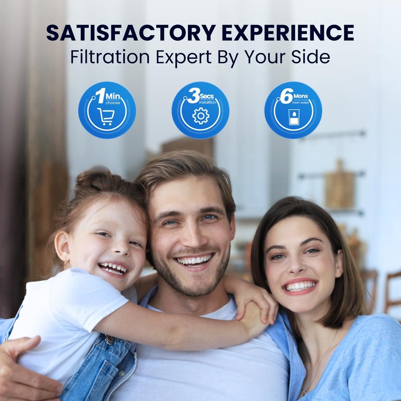 GOLDEN ICEPURE JFC014 Replacement for Brita® Stream Pitcher Water Filter,