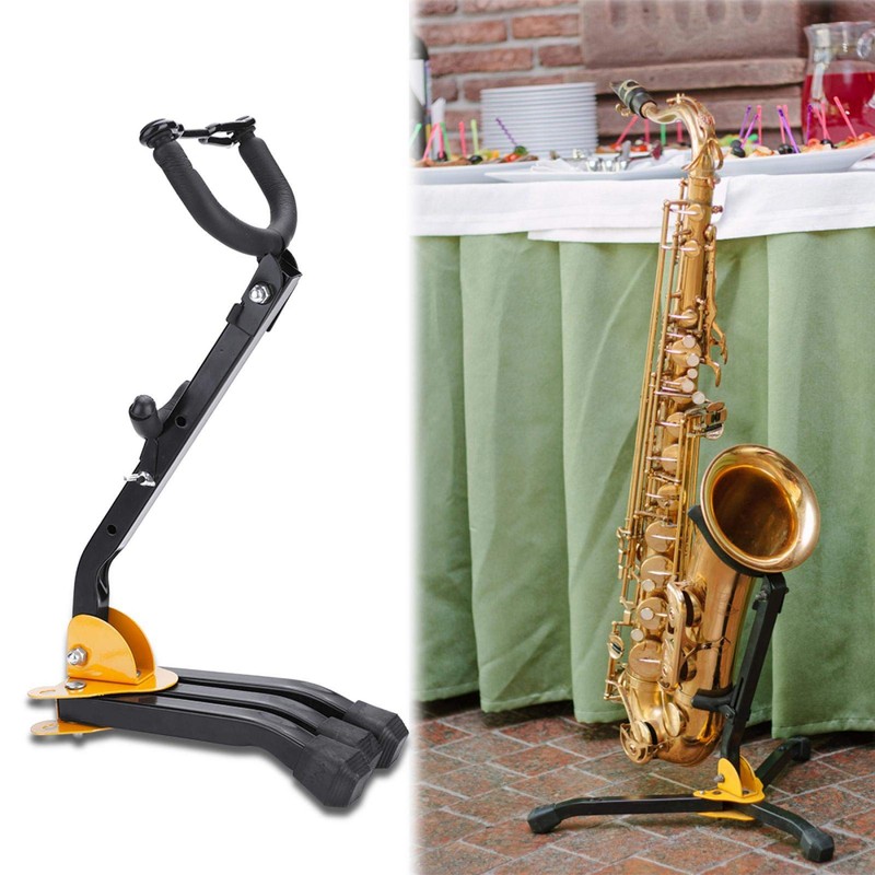 Rust Proof Metal Saxophone Stand for both Alto Saxophone and
