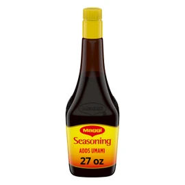 Maggi Seasoning, Umami Seasoning, add a delicious roasted flavor without adding meat, no added MSG, 27 fl oz Bottle