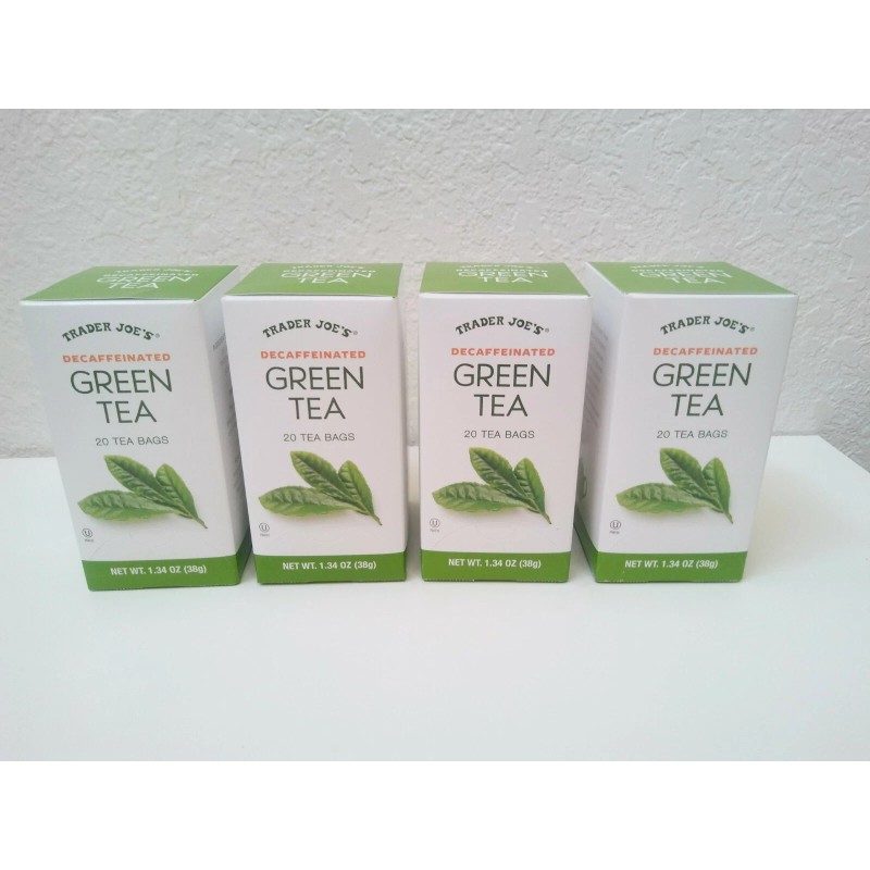 Trader Joe's 4 PACK Trader Joe's Decaffeinated Green Tea -