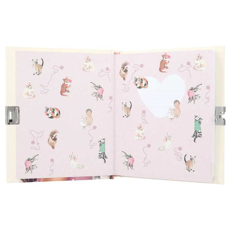 Depesche TOPModel Kitty and Doggy 12957 Diary in Beige with