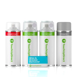 TouchUpDirect GWP Glacial White Pearl Tricoat Compatible with Kia Exact Match Touch Up Paint Aerosol - Preferred Kit