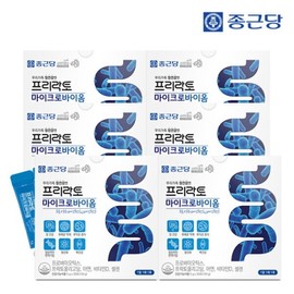 Chong Kun Dang Free Lacto Microbiome Lactobacillus 30 packs 6 boxes Pro Synbiotics Breast Milk Derived Lactobacillus / 종근당 프리락토 마이크로바이옴 유산균 30포 6박스 프로 신바이오틱스 모유유래유산균