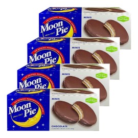 MoonPie Mini Chocolate Marshmallow Sandwich, 4 Pack, 48 Total Moonpies