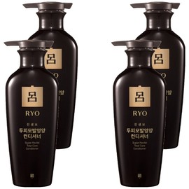 Ryo Ginsengbo Scalp and Hair Nutrition Conditioner for normal to dry skin, 400ml, 4 pcs / 려 진생보 두피모발영양 컨디셔너 중건성용, 400ml, 4개