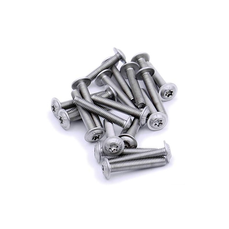 M4 (4mm x 22mm) Flanged TX Socket Button Machine Screw