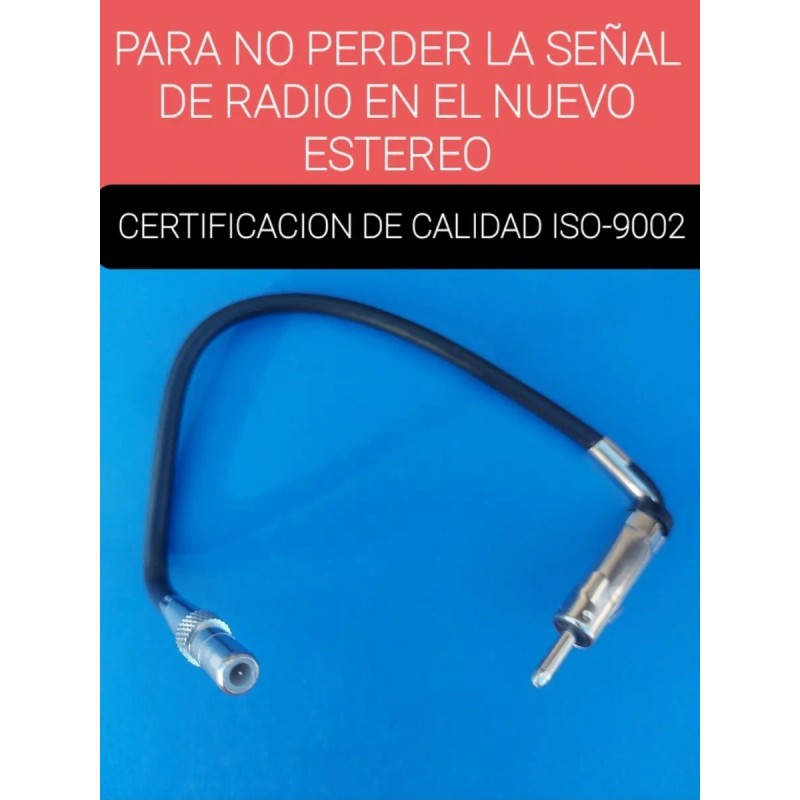 Adaptador Antena Estereo Cherokee Cheroki Años 2002 A 2007 Negro
