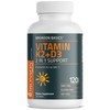 Bronson Vitamin K2 D3 (MK7) Supplement Non-GMO Formula Vitamin D3