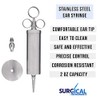 SURGICAL ONLINE Metal EAR Syringe 2 oz By SurgicalOnline