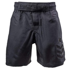 Revgear Pantalones cortos de artes marciales mixtas para adultos, duraderos y cómodos, con abertura lateral para patadas, Rojo/Negro, 32 Regular