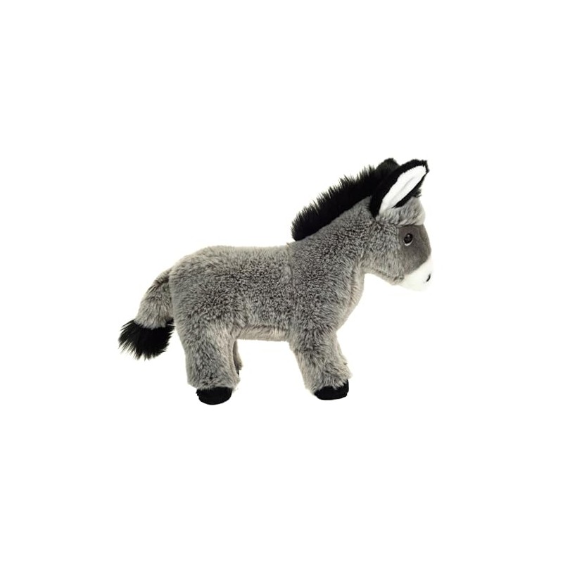Teddy Hermann 90277 Donkey Standing 27 cm, Cuddly Toy, Plush