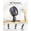 AaoLin USB Desk Fan, Quiet Mini Table Fan with Variable