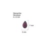Stud Earrings 925 Silver Gemstone Earrings Real Silver Women's Sterling