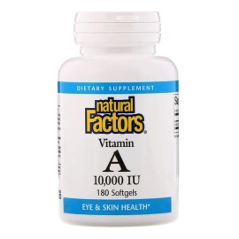 Vitamina A 10000ui Retinol 180 Cápsulas Importado