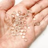 M01203x5 MOREZMORE 50pc Clear Glass Dome 6mm Round Lens Cabochon
