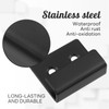 LOUZAGO 10 Pcs Wall Hanger, Stainless Steel Wall Mount Brackets