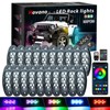 Hovano RGB LED Rock Lights, 20 Pods Waterproof Magic-RGB Multicolor