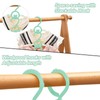 Aevorine Set di 20 Grucce Appendiabiti Verde, Appendini per Bambini